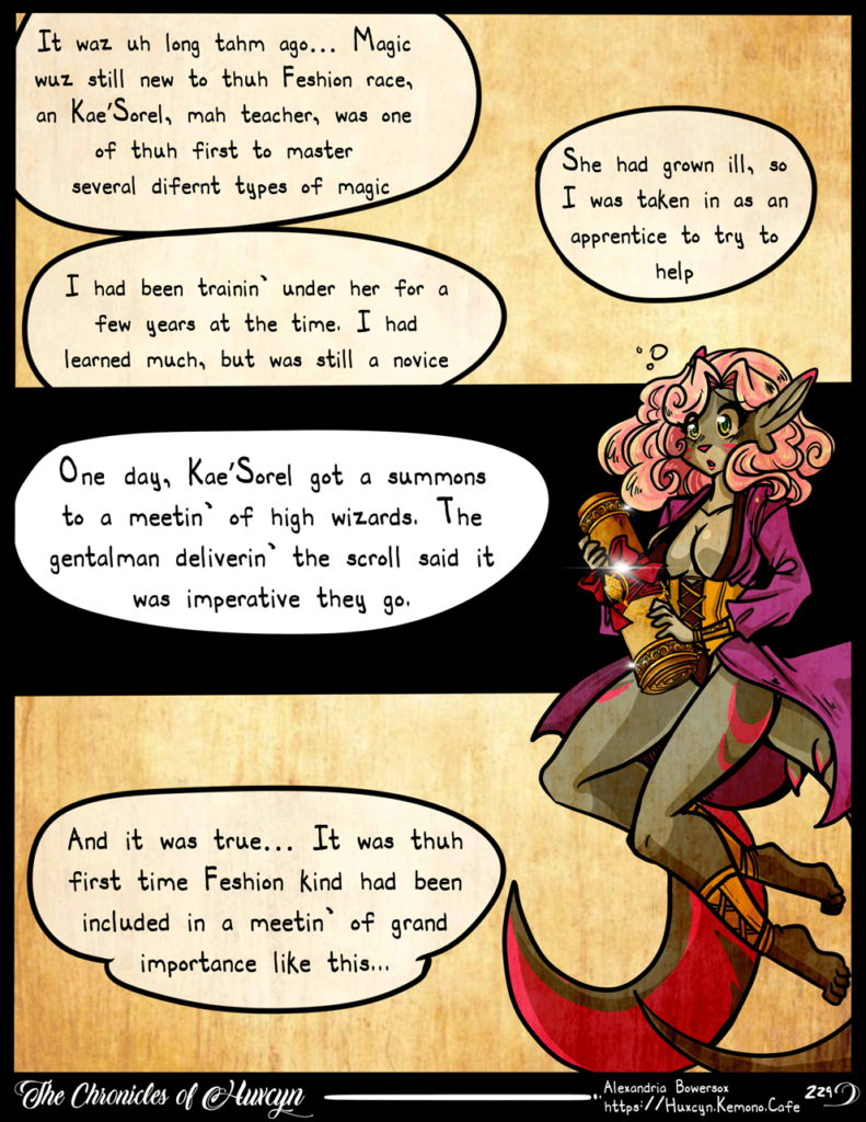 The Chronicles of Huxcyn | A fantasy comic by Alexandria Bowersox